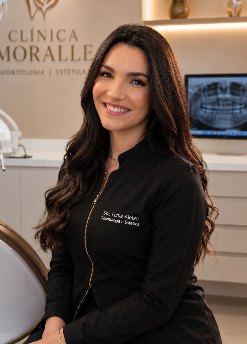 Dra. Luma Aleixo, cirurgiã-dentista da Clínica Moralle